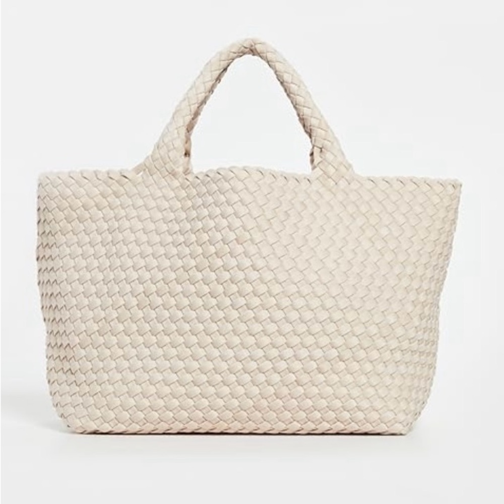 NWT - Naghedi St. Barts Medium Tote with Insert - Ecru